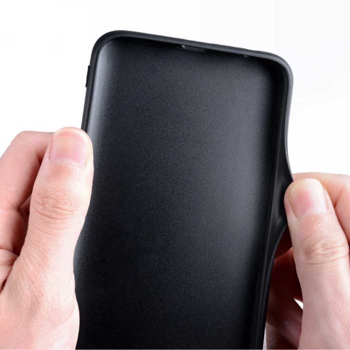 AIORIA Xiaomi 12S Ultra Leren Hoesje - Shockproof Case Cover Hout Patroon Bruin