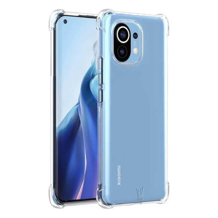 Funda Bumper Transparente Xiaomi Mi 11 - Funda Transparente Silicona TPU Antichoque