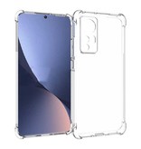 Stuff Certified® Funda Bumper Transparente Xiaomi 12 Pro - Funda Transparente Silicona TPU Antichoque