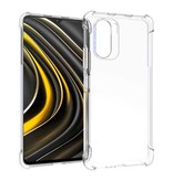 Stuff Certified® Coque Bumper Transparente Xiaomi Poco M3 - Coque Transparente Silicone TPU Anti-Choc