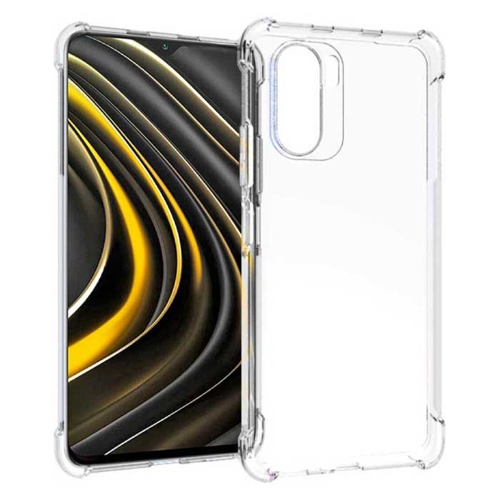 Custodia per paraurti trasparente Xiaomi Poco M3 - Custodia trasparente in silicone TPU antiurto