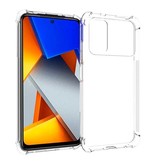 Stuff Certified® Funda Bumper Transparente Xiaomi Poco M4 Pro - Funda Transparente Silicona TPU Antichoque