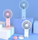 Xiaomi Ventilateur portable rechargeable - Ventilateur portable à batterie avec support de téléphone Bleu