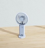 Xiaomi Ventilador portátil recargable - Ventilador de mano con batería y soporte para teléfono Azul