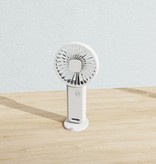 Xiaomi Oplaadbare Draagbare Ventilator - Handventilator op Batterij met Telefoonhouder Wit