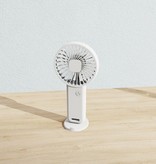 Xiaomi Rechargeable Portable Fan - Battery Handheld Fan with Phone Holder White