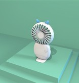 Xiaomi Ventilatore portatile ricaricabile - Ventilatore portatile a batteria con supporto per telefono bianco