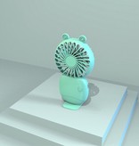 Xiaomi Wiederaufladbarer tragbarer Ventilator - Akku-Handventilator mit Telefonhalter Grün