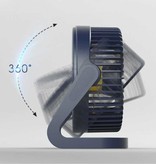 Xiaomi Draagbare Bureau Ventilator - 360° Roterende Handventilator Turquoise