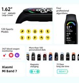 Xiaomi Mi Band 7 - Smart Watch Band Fitness Sport Activité Tracker Montre Android iOS Noir