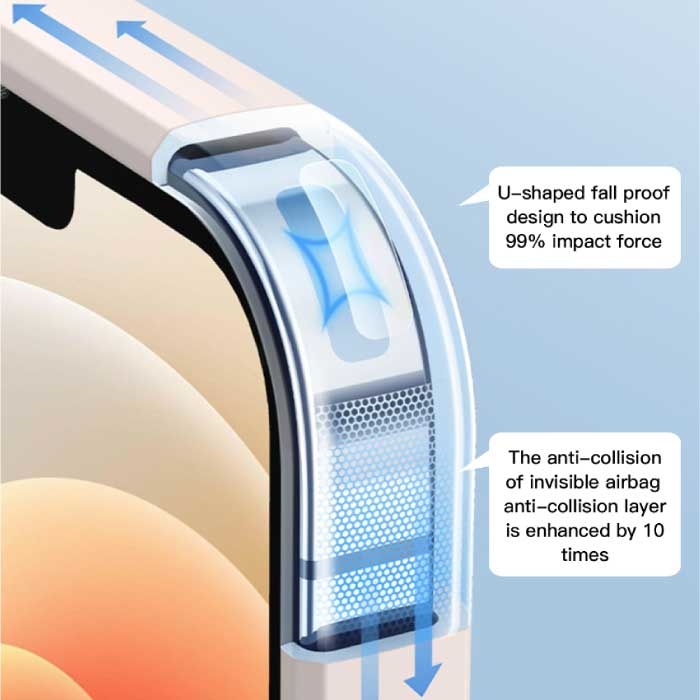 ASTUBIA Custodia in silicone quadrata per iPhone 14 - Custodia morbida opaca Liquid Cover blu scuro