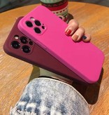 ASTUBIA iPhone 13 Quadratische Silikonhülle - Weiche, matte Hülle, flüssige Hülle, grün