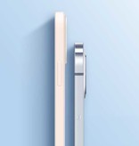 ASTUBIA iPhone SE (2020) Kwadratowe silikonowe etui - miękkie matowe etui Liquid Cover białe