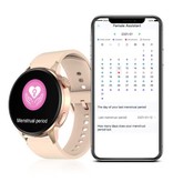 SACOSDING Montre Smartwatch Fitness Sport Activity Tracker - NFC / ECG / GPS / IP68 - Bracelet Métal Doré