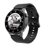 SACOSDING Smartwatch Fitness Sport Activity Tracker Watch - NFC / ECG / GPS / IP68 - Silicone Strap Black
