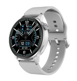 SACOSDING Smartwatch Fitness Sport Activity Tracker Horloge - NFC / ECG / GPS / IP68 - Silicoon Bandje Grijs