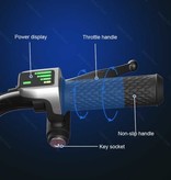 Daibot Elektrische Fiets met Extra Zitje - Vouwbare Smart E Bike - 350W - 8 Ah Batterij - Wit