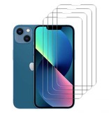 Stuff Certified® Lot de 4 protecteurs d'écran pour iPhone 14 - Film en verre trempé Verre trempé