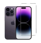 Stuff Certified® 4er-Pack iPhone 14 Pro Max Displayschutzfolie – gehärtete Glasfolie gehärtetes Glas