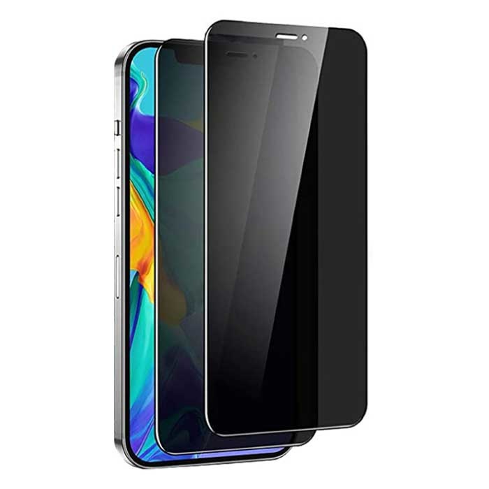 Stuff Certified® Lot de 4 protections d'écran de confidentialité pour iPhone 14 Plus - Film de verre trempé Verre trempé