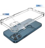Stuff Certified® Custodia protettiva trasparente per iPhone 14 - Cover trasparente in silicone antiurto
