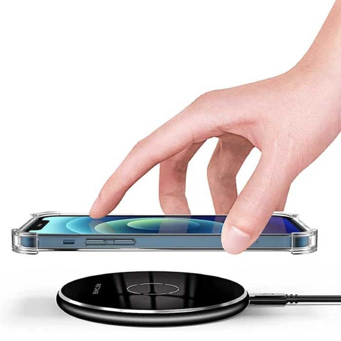 Stuff Certified® iPhone 14 Transparente Stoßstangenhülle - Klare Hülle aus Silikon Stoßfest