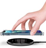 Stuff Certified® Funda protectora transparente para iPhone 14 Pro - Funda transparente de silicona a prueba de golpes