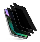 Stuff Certified® 4er-Pack iPhone 14 Plus Sichtschutzfolie Vollständige Abdeckung - Gehärtetes Glasfolie Gehärtetes Glas