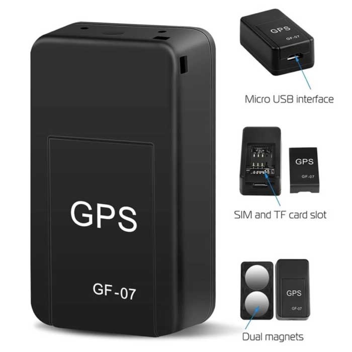 Rastreador GPS magnético GF-07 - Localizador en tiempo real de