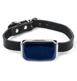 Topin Obroża GPS Tracker - Lokalizator zgubionych zwierząt w czasie rzeczywistym IP67 Ładowanie magnetyczne Niebieski