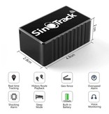 SinoTrack Magnetische GPS Tracker met Online Tracking - Auto Huisdier Kinderen Verloren Real Time Locator Zwart