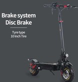 Bezior S1 Faltbarer elektrischer Smart E Step Scooter Offroad - 1000 W - 45 km/h - 10-Zoll-Räder - 13 Ah Batterie