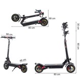 Bezior S1 Faltbarer elektrischer Smart E Step Scooter Offroad - 1000 W - 45 km/h - 10-Zoll-Räder - 13 Ah Batterie