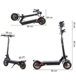 Bezior S1 składany elektryczny skuter krokowy Smart E Off-Road - 1000 W - 45 km / h - 10-calowe koła - akumulator 13 Ah