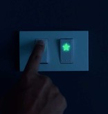 Stuff Certified® Glow in the Dark Stars – 420 Stück – leuchtende Wandaufkleber Dekoration