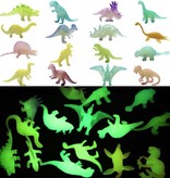 Stuff Certified® Glow in the Dark Dinosaurier-Spielset 16-teilig – Leuchtende Dino-Spielzeugfiguren für Kinder