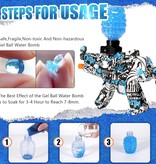 Stuff Certified® Pistola elettrica in gel con 20.000 palline - Modello MP5 Giocattolo acquatico Sparabolle in schiuma Blu