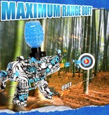 Stuff Certified® Pistola elettrica in gel con 20.000 palline - Modello MP5 Giocattolo acquatico Sparabolle in schiuma Blu