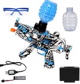 Stuff Certified® Electric Gel Blaster with 20,000 Balls - MP5 Model Water Toy Gun Red