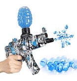 Csnoobs Electric Gel Blaster with 10,000 Balls - AK47 Model Water Toy Gun Blue