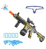 Csnoobs Electric Gel Blaster with 10,000 Balls - M416 Model Water Toy Gun Gun Graffiti