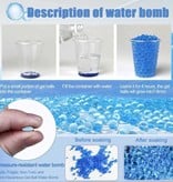 Csnoobs Pistola elettrica in gel con 10.000 palline - Modello AK47 Giocattolo acquatico in schiuma blu