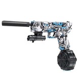 Csnoobs Elektryczny blaster żelowy z 10 000 kulek - Glock Model Water Toy Gun Blue