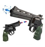 Csnoobs 500 Ball Electric Gel Blaster - .357 Magnum Model Water Toy Gun White