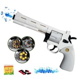 Csnoobs 500 Ball Electric Gel Blaster - .357 Magnum Model Water Toy Gun White