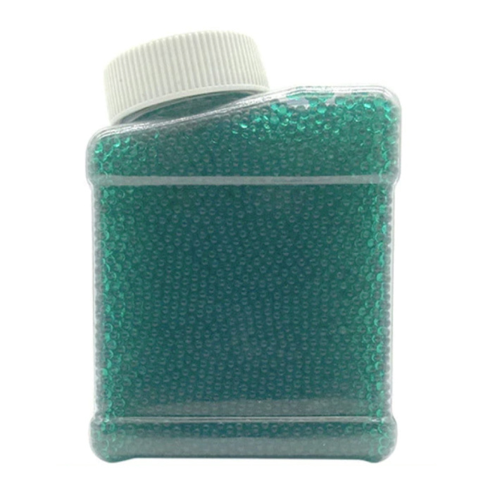 Bolas de Gel Absorbente de Agua 50,000 Piezas - 8mm Orbeez Water Pearls Green