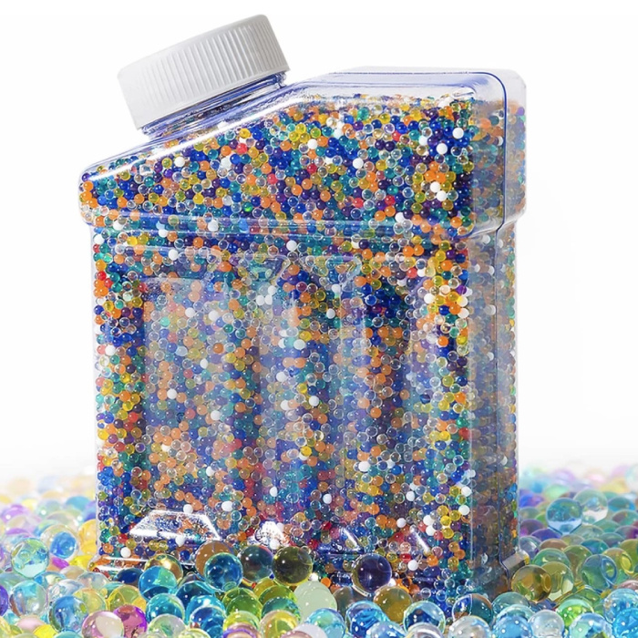 MarSeu Lote Bolitas de Gel Transparentes 10000 Unidades, Bolas hidrogel  Transparentes, Bolitas de Agua, Bolas de Gel Transparentes, Peso aproximado  50 Gramos (Multicolor) : : Hogar y cocina