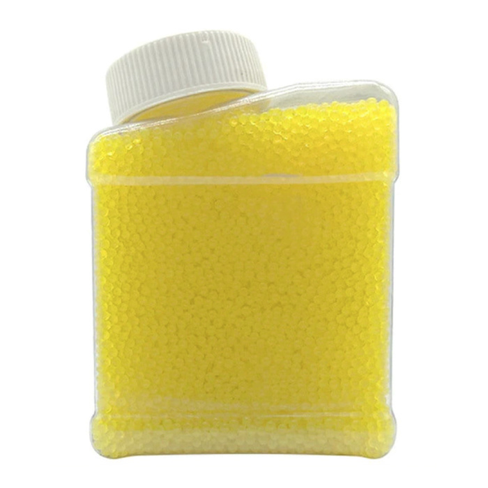 Boules de gel absorbant l'eau 50 000 pièces - Perles d'eau Orbeez 8 mm Jaune