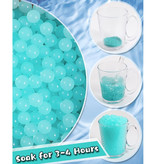 Stuff Certified® Wasserabsorbierende Gelkugeln 50.000 Stück - 8 mm Orbeez Wasserperlen Hellblau