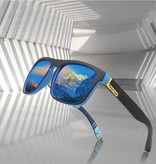 DJXFZLO Lunettes de soleil polarisées - Retro Driving Shades Classic Blue